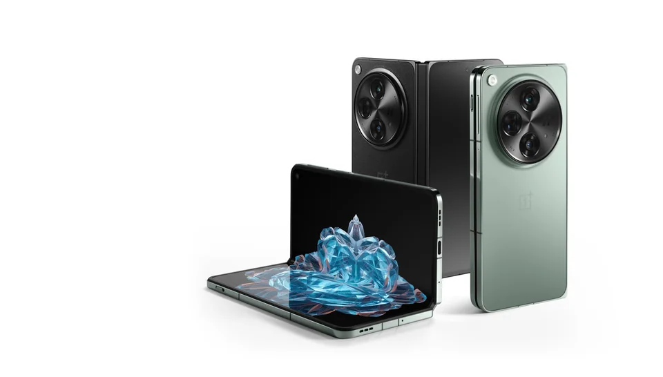 OnePlus Open foldable phones in an official product image